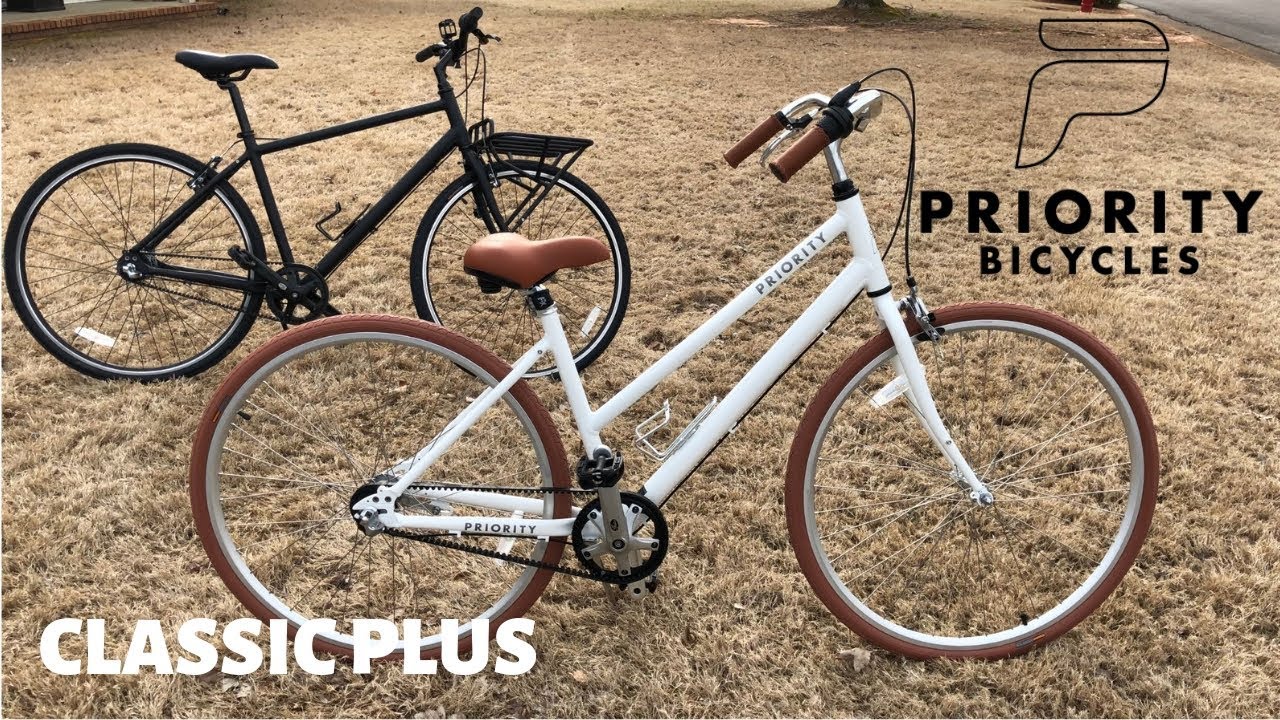 Priority Classic Plus Gates Belt Drive Bicycle - Step Through frame version