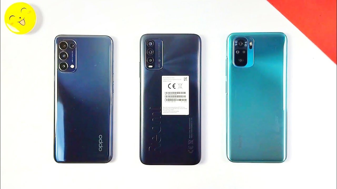 Redmi Note 10 Vs Redmi 9T Vs Reno 5 Speed Test😳🔥