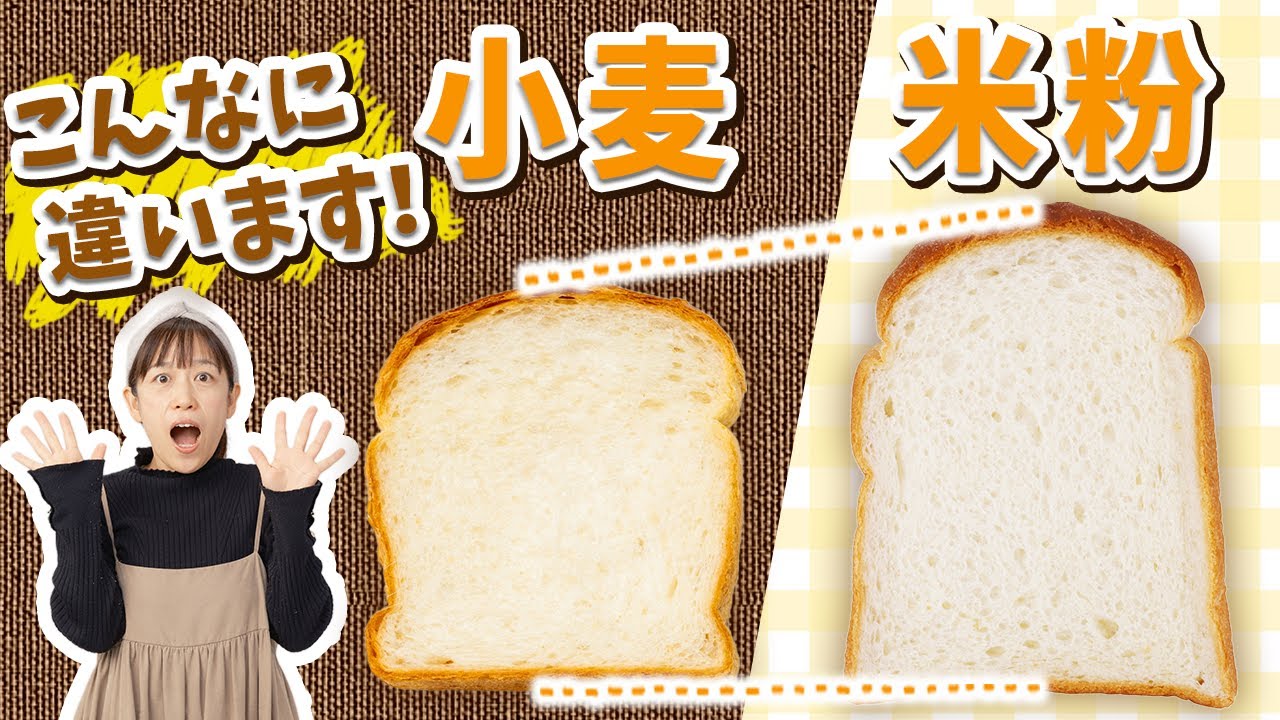 【パン作り必見】小麦 vs 米粉 パンが膨らむ“しくみ”の違い、知ってますか？【米粉 グルテン パン】