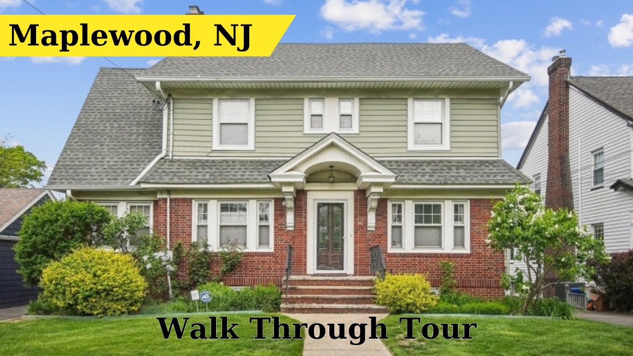 Must See! Traditional Colonial w/ Modern Upgrades | Maplewood NJ (For Sale 2025)