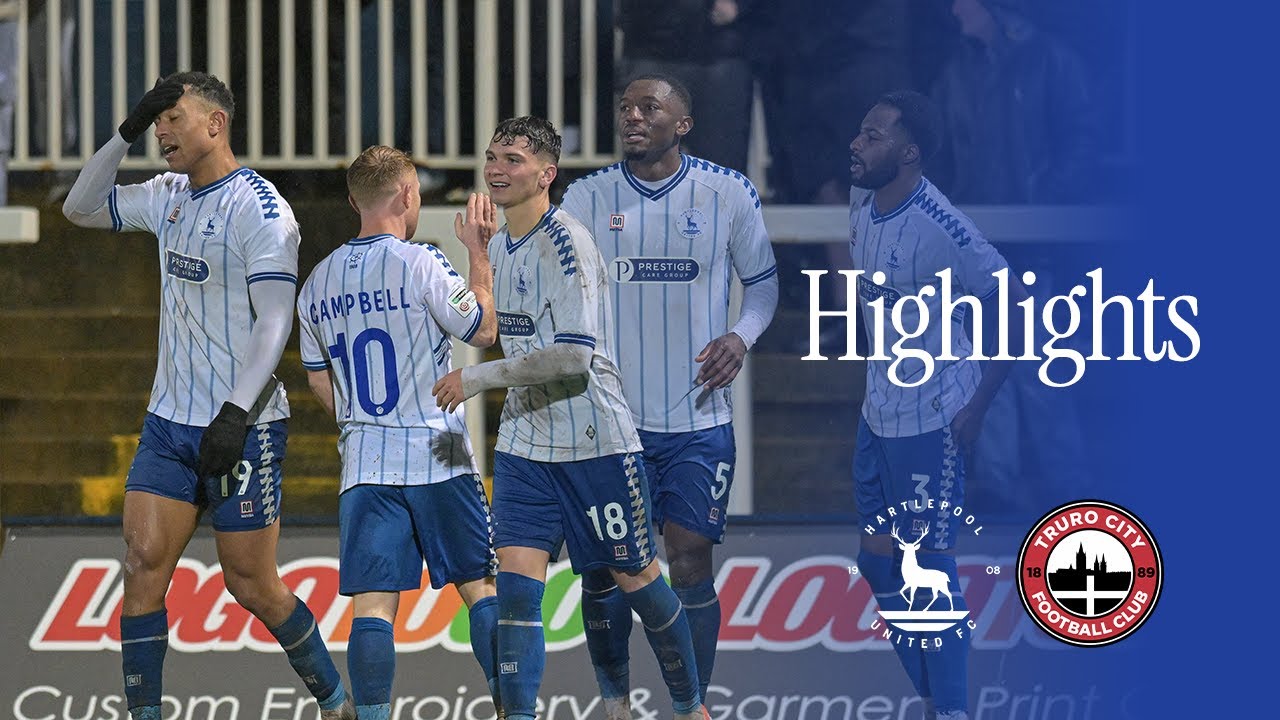 Highlights | Hartlepool United 3-1 Truro City