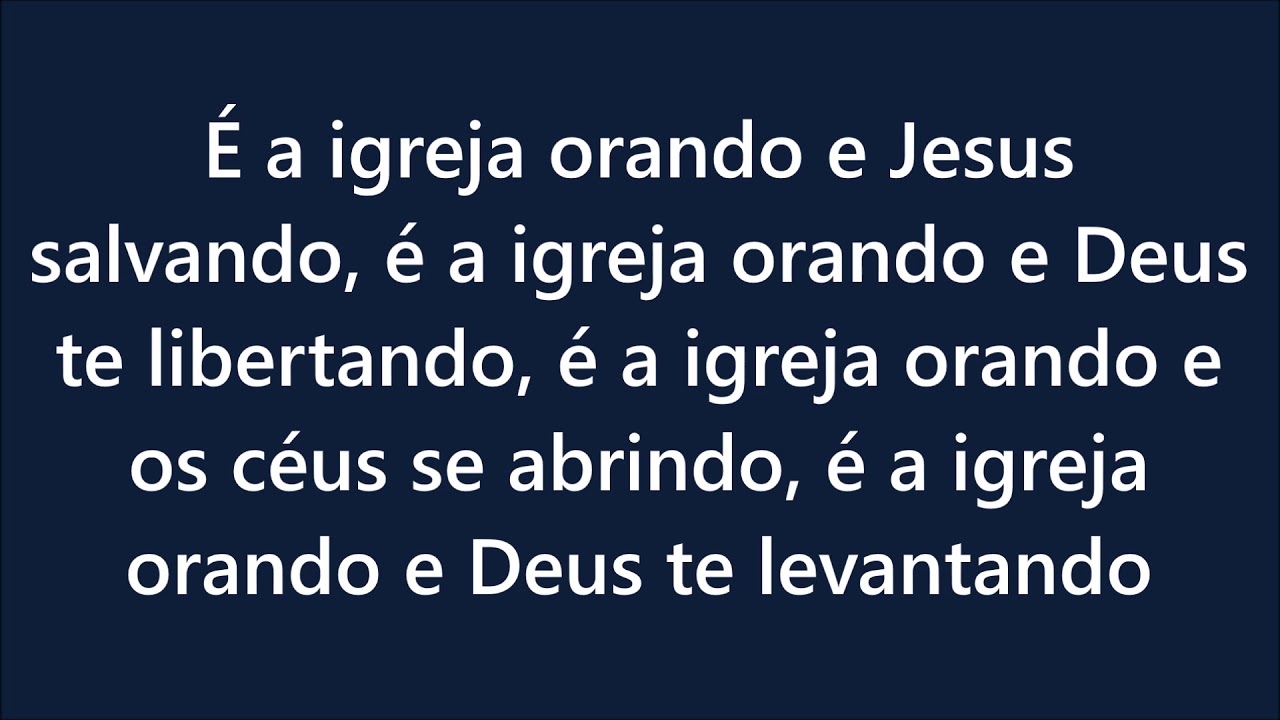 Gislane Ferreira e Antônia Gomes - A igreja está orando (Playback com letra) letra