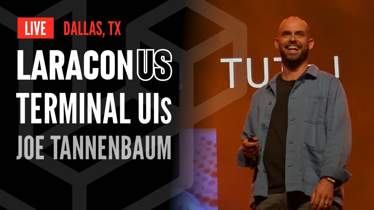 Terminal UIs | Joe Tannenbaum at Laracon US 2024 in Dallas, TX