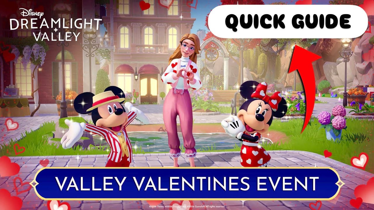 💖VALENTINES EVENT💖QUICK GUIDE. DISNEY DREAMLIGHT VALLEY. HOW TO COMPLETE ALL QUESTS AND DUTIES 