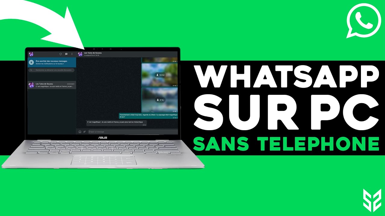 COMMENT AVOIR WHATSAPP SUR PC SANS TÉLÉPHONE - TUTO