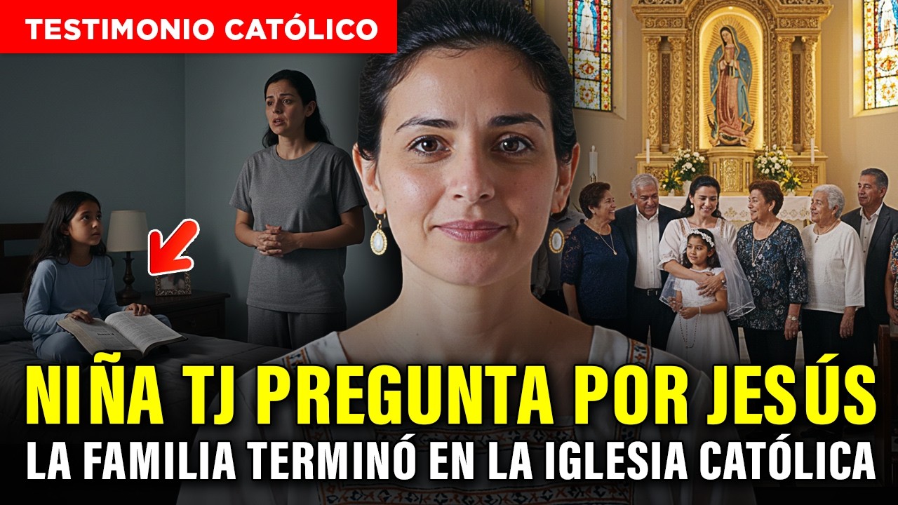 TESTIMONIO CATÓLICO: Niña TJ pregunta a su madre y toda la familia terminaron en la Iglesia Católica