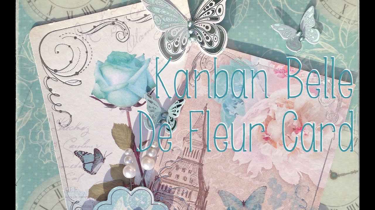 KANBAN BELLE DE FLEUR ROSE CARD