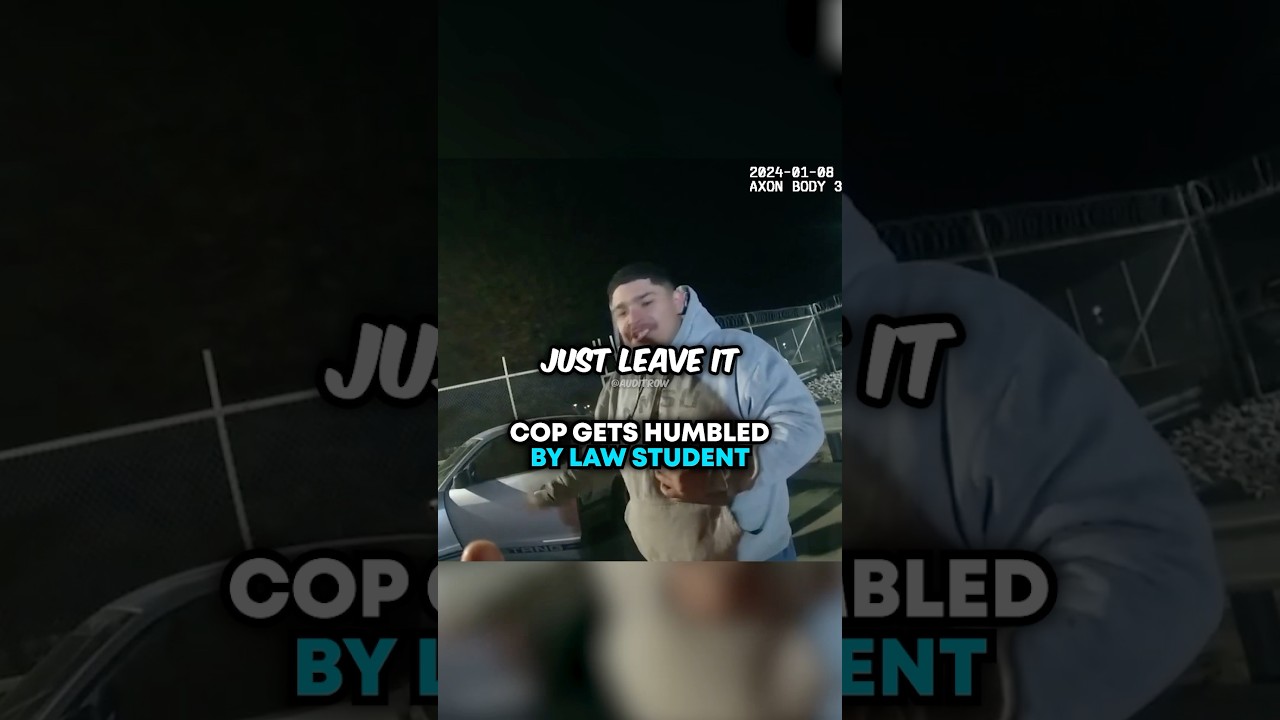 Студент юридического факультета унижает полицейского 😬