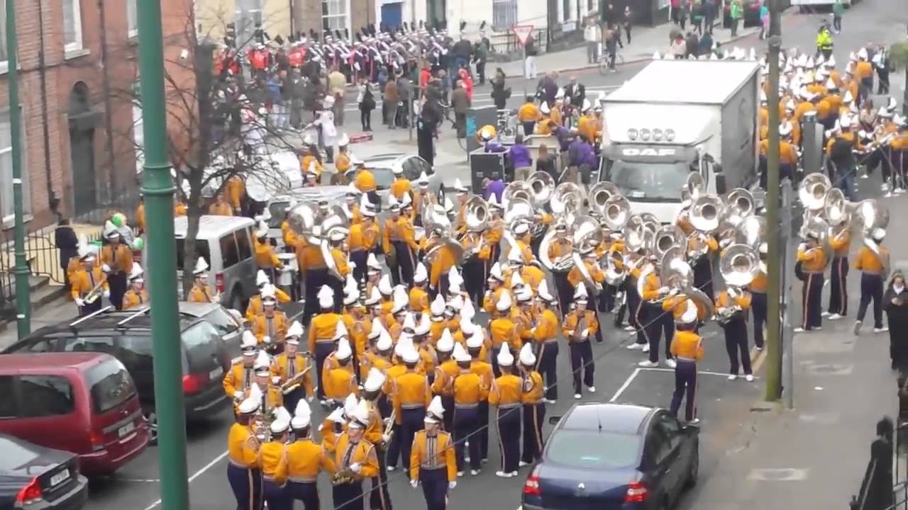 St patricks day parade 2014 dublin ireland warmup