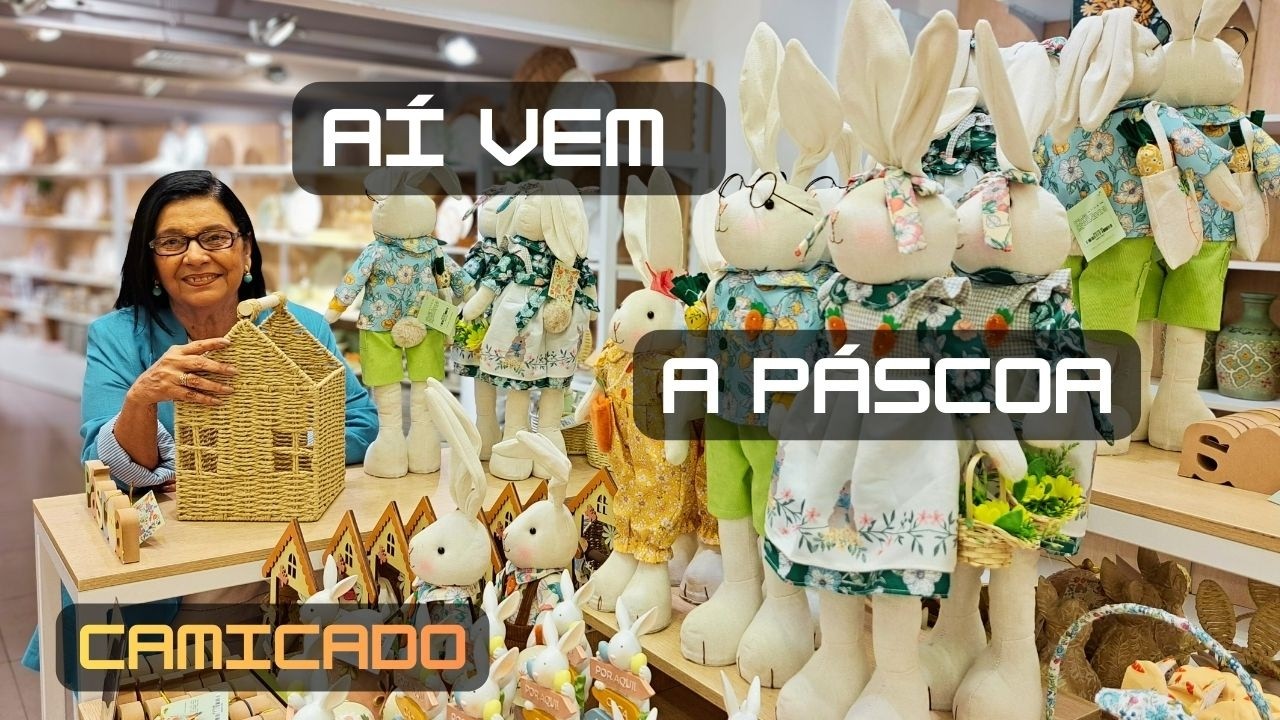 Camicado começou com a decoração de Páscoa.