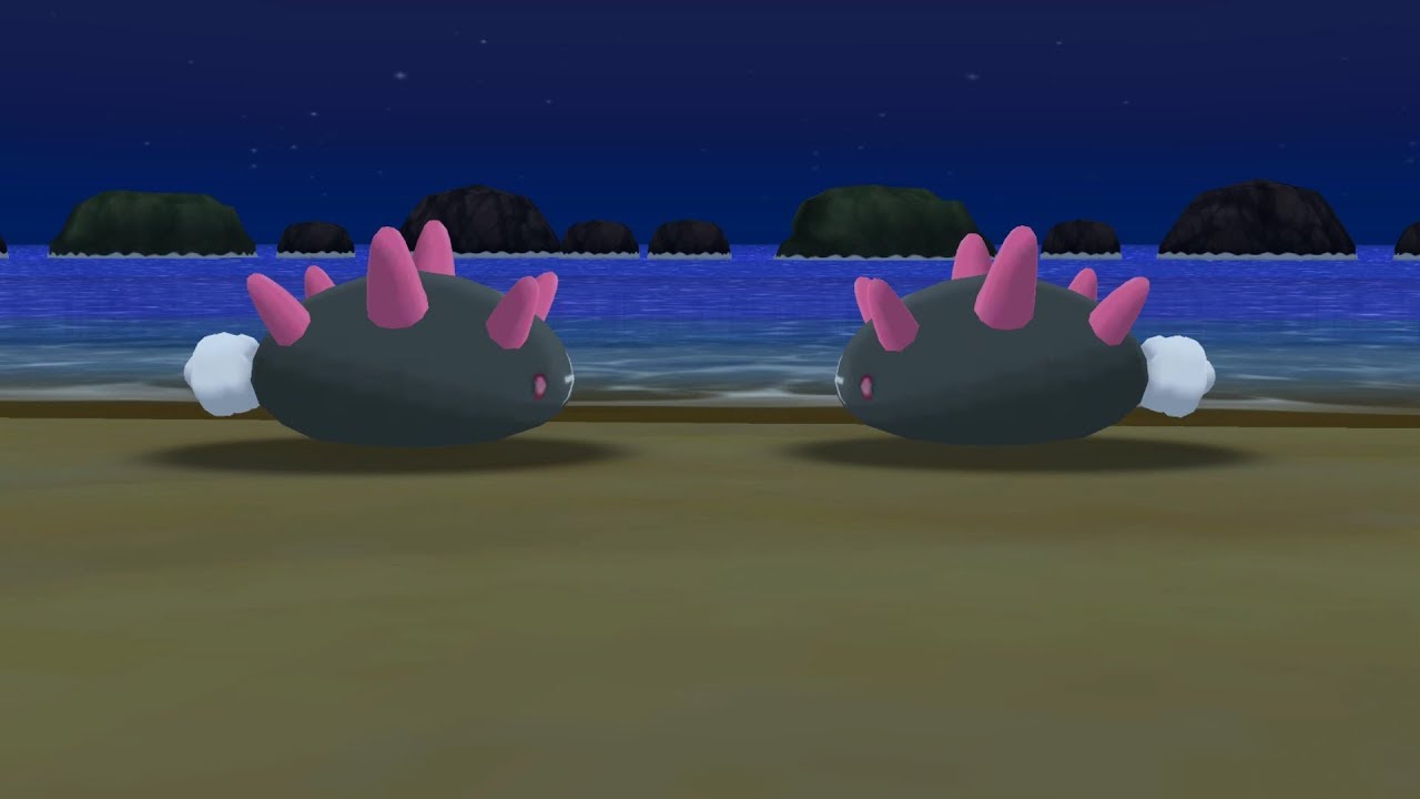 Pokemon Ultra Sun and Ultra Moon - Pyukumuku In Love (Sidequest)
