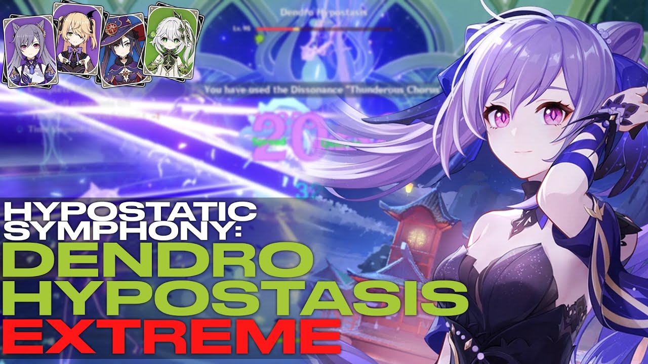 HYPOSTATIC SYMPHONY DAY 4 DENDRO【KEQING SPEEDRUN】Genshin Impact 3.2