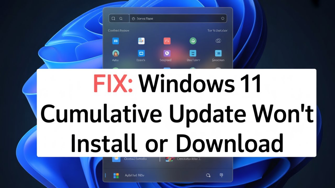 Fix: Windows 11 Cumulative Update Won't Install or Download [GUIDE]