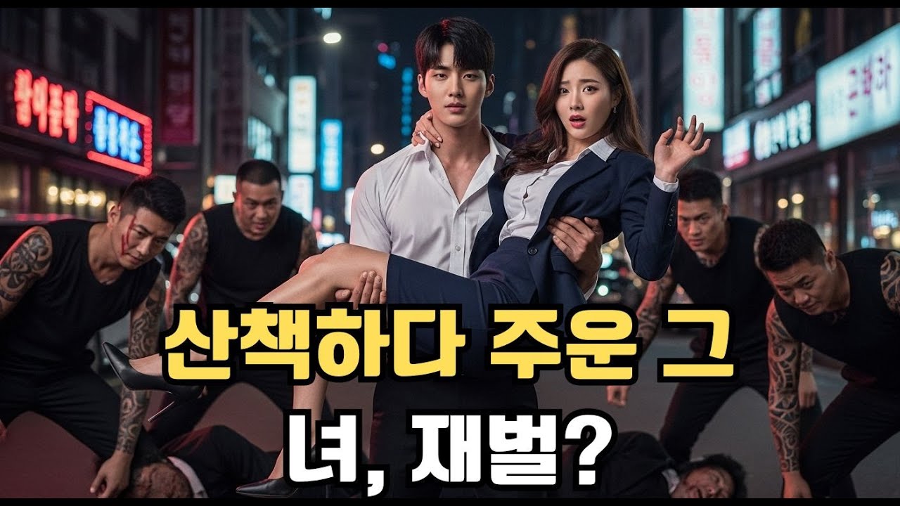 산책 중 우연히 깡패에게서 구해준 그녀, 알고 보니 대한민국 1% 재벌 회장님?!