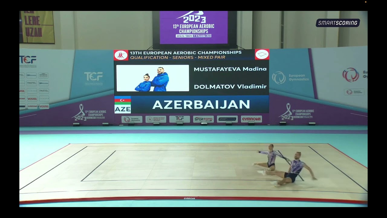 Azerbaijan (AZE) - 2023 European Championships Aerobic Gymnastics, Mixed Pair Qualifications seniors