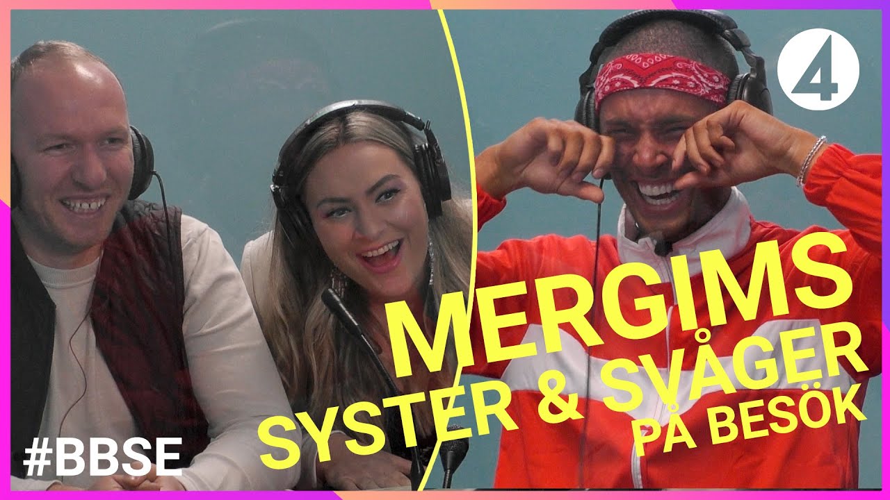 Mergims lyckotårar när systern och svågern kommer på besök