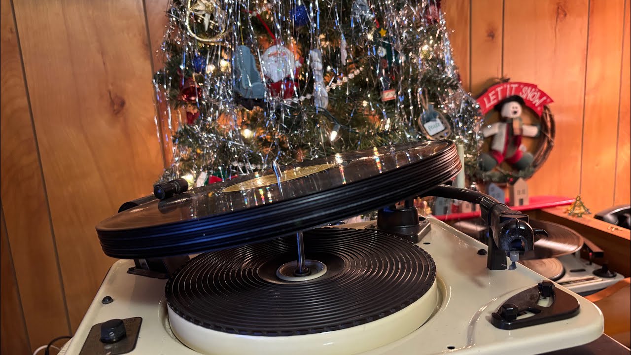 Tall Stack of Favorite Christmas Records