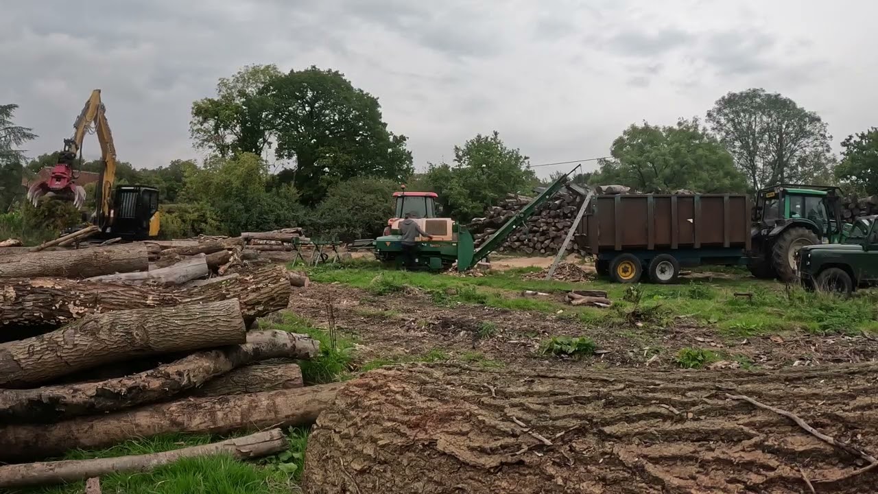 Another Day Logging! #sany #vosch #forestrymachines #sanysy80u #logging