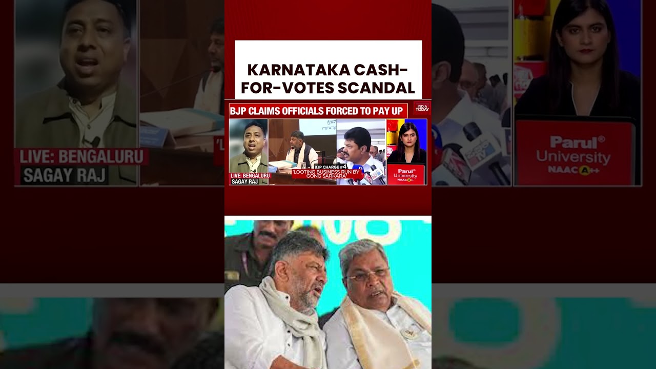 BJP vs Congress: Karnataka Cash for Votes Allegations Heat Up Ahead of Bihar Elections #politics