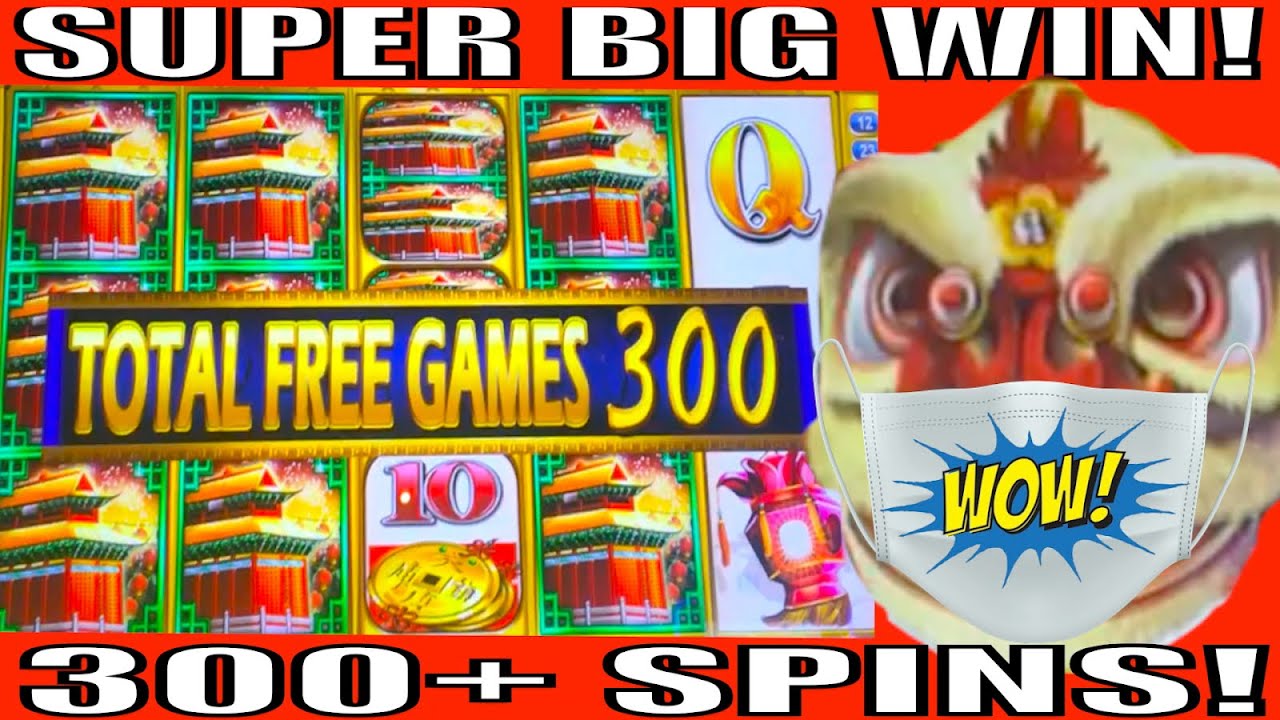 **SUPER BIG WIN!** 300+ Spins! Lion Festival Konami Slot Machine Bonus