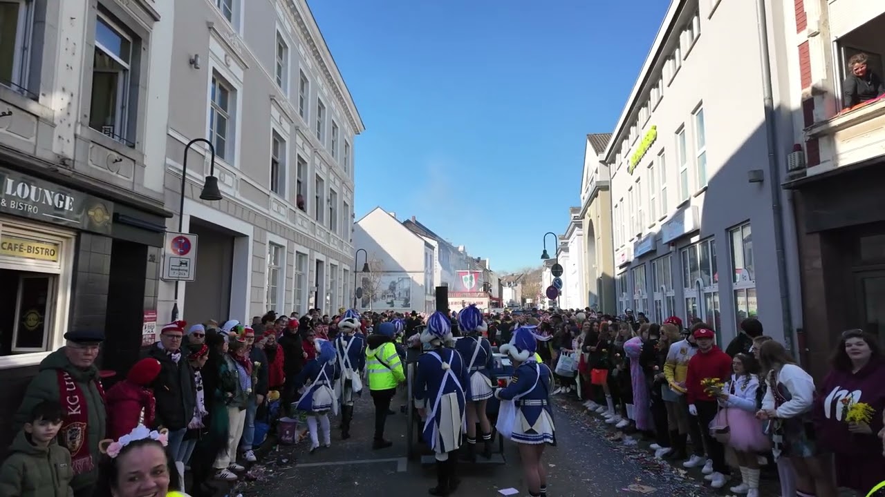Rosenmontagszug 2025 in Eschweiler (Rhld.)