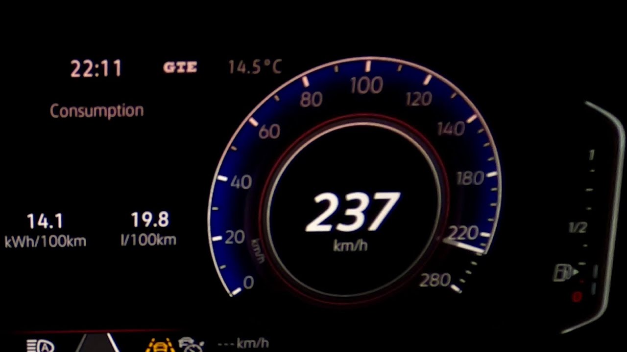 Volkswagen Arteon eHybrid 1.4TSI acceleration 0-60 mph 0-100 km/h 100-200 kph top max speed GPS drag