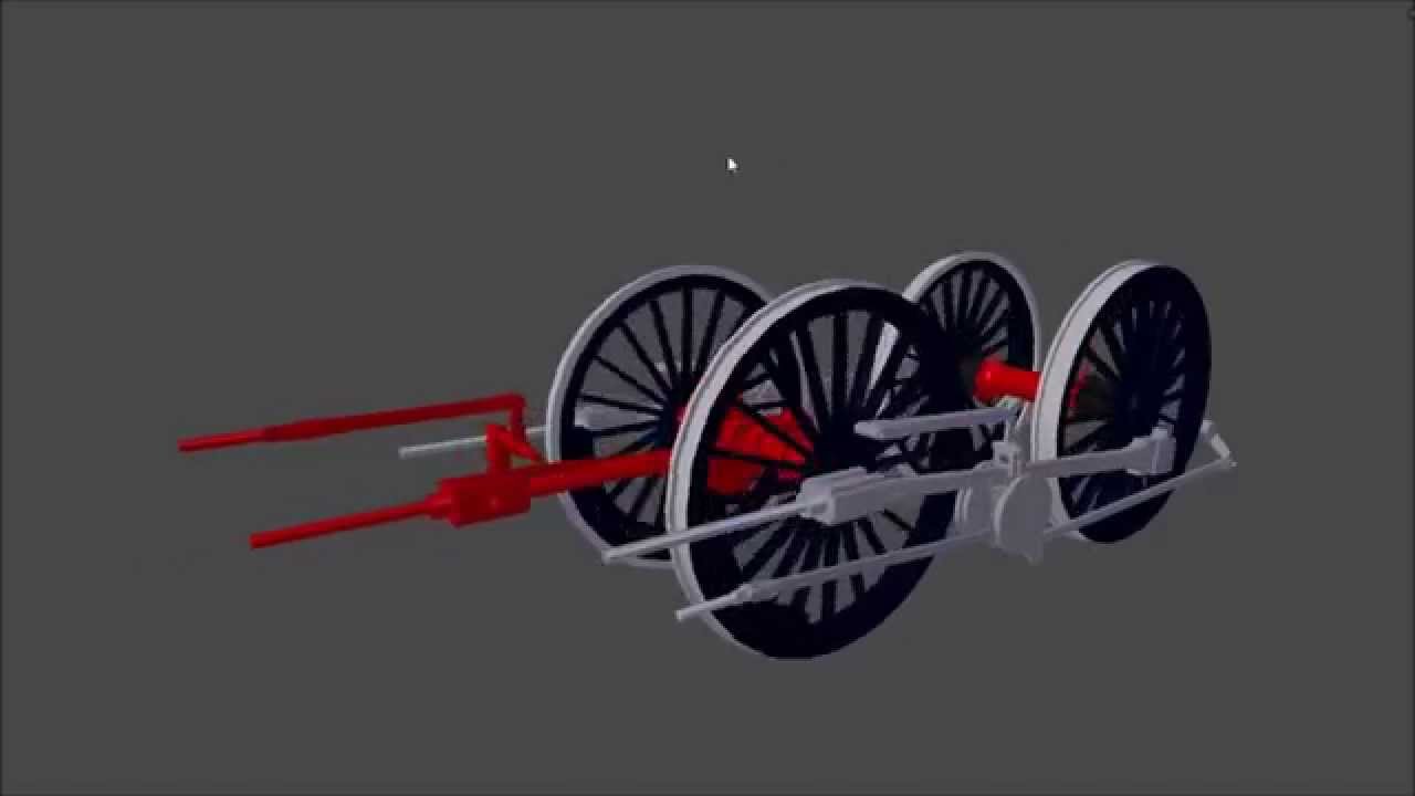 Teutonic Class Animation mit funktionierender Joy-Steuerung [Teutonic Class with Joy valve gear]