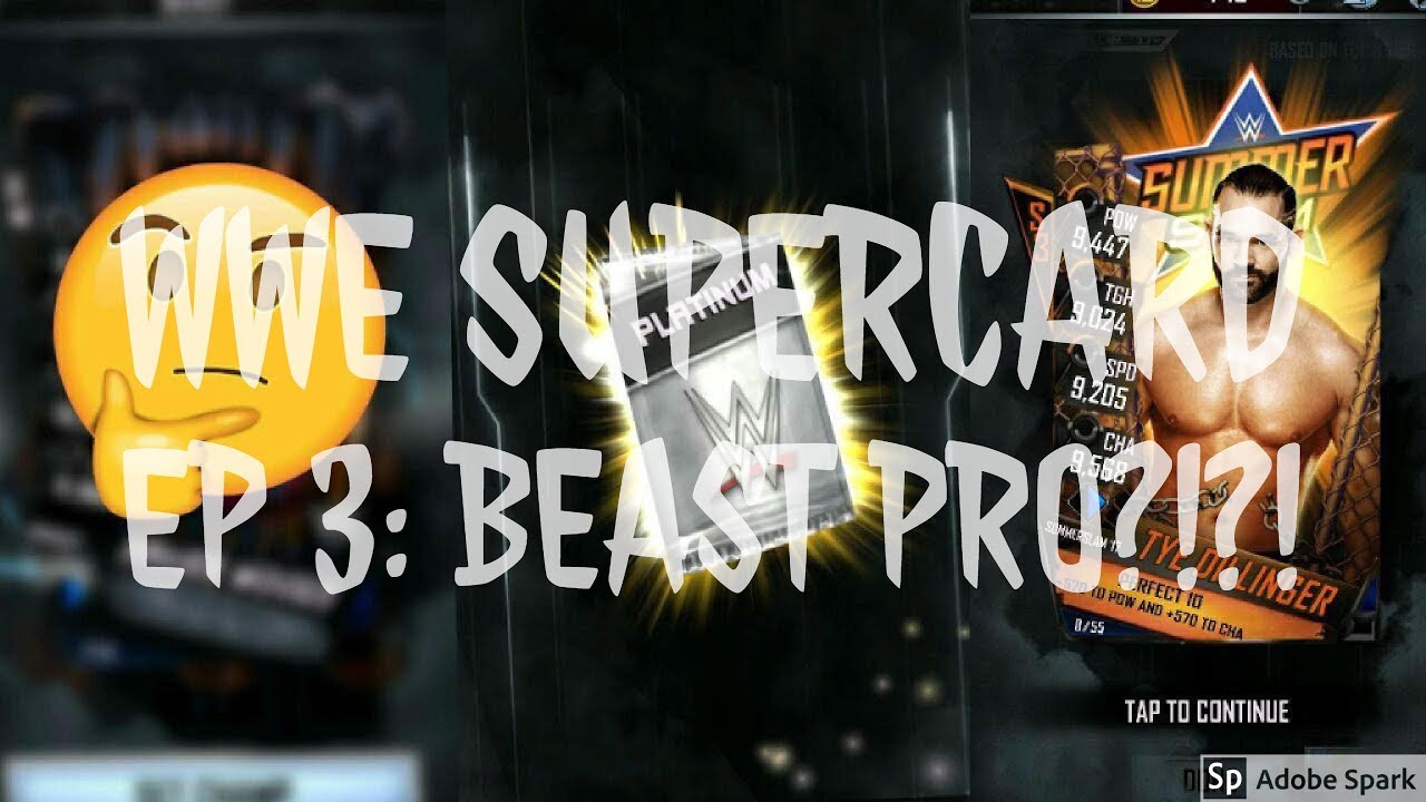 WWE Supercard Ep 3: TBG Rewards! Beast Pro?!?!