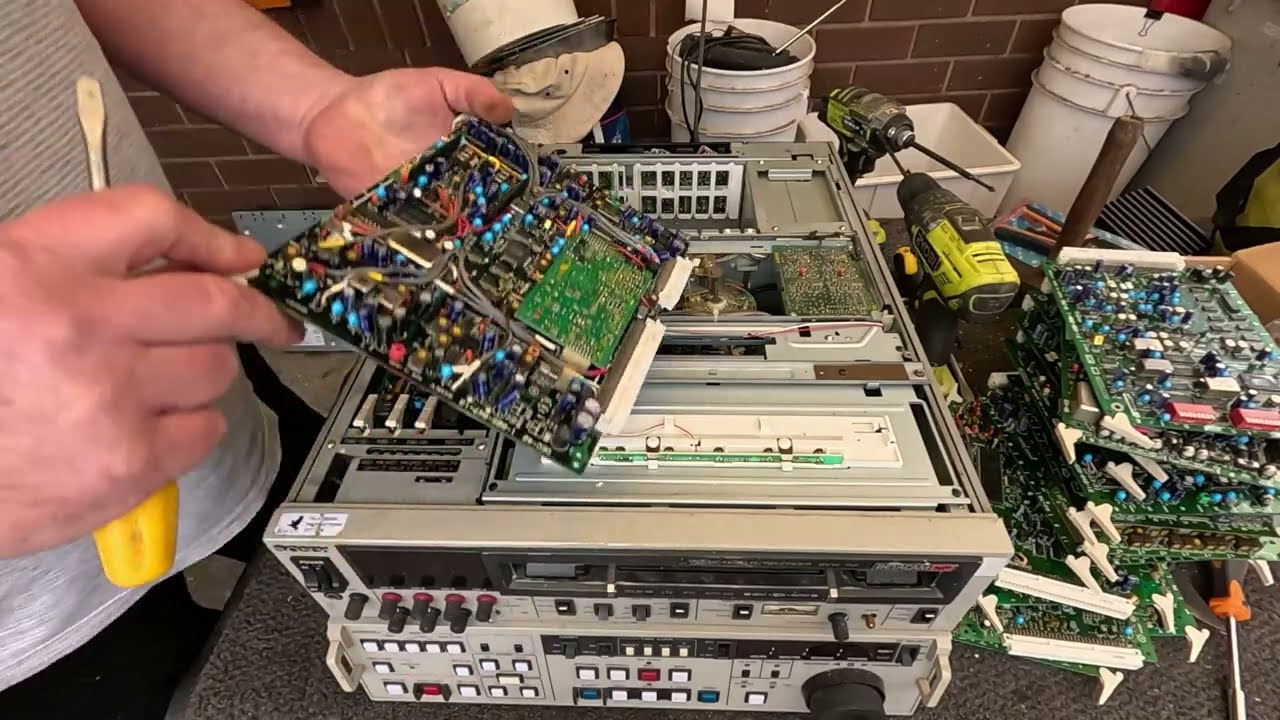Scrapping a Sony Betacam BVW 75P
