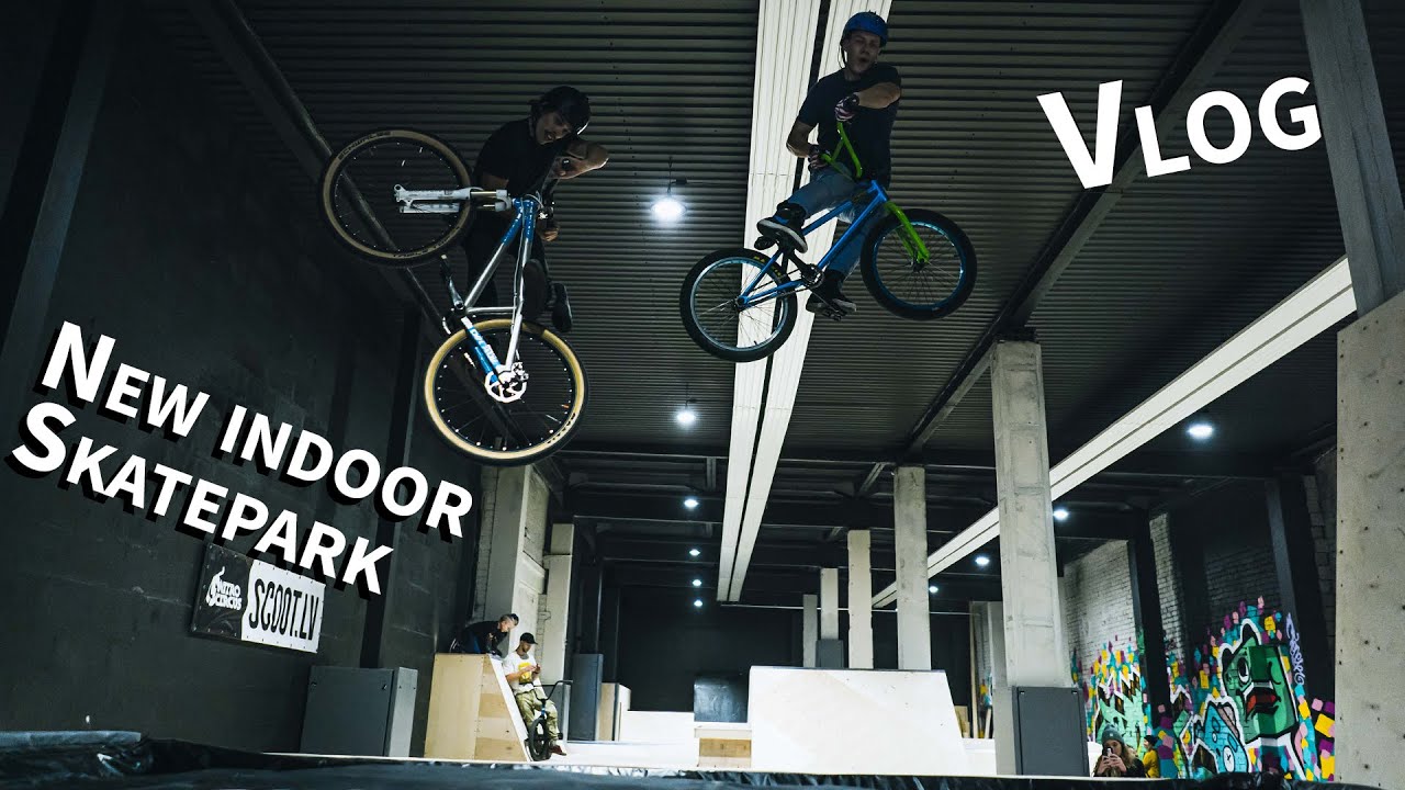 New INDOOR skatepark - Klikk centrs / Vlog 31