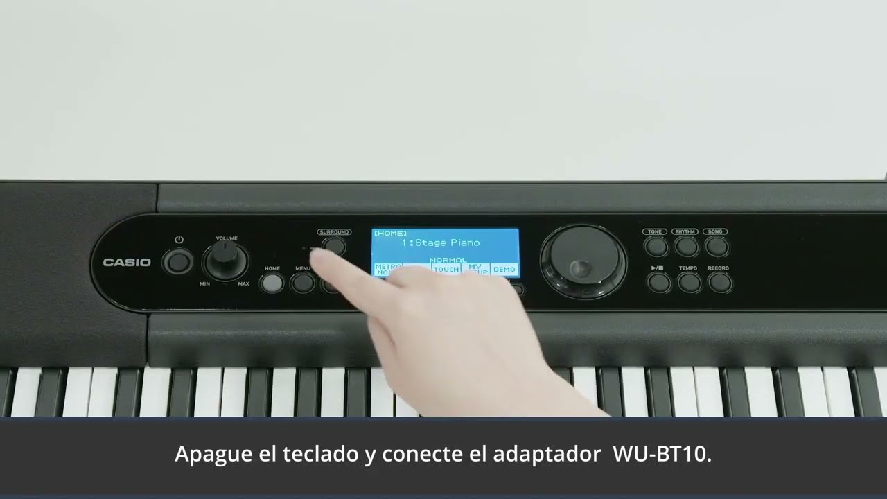 CT-S400 - Bluetooth, Conexiones y Correa - Teclado Casio