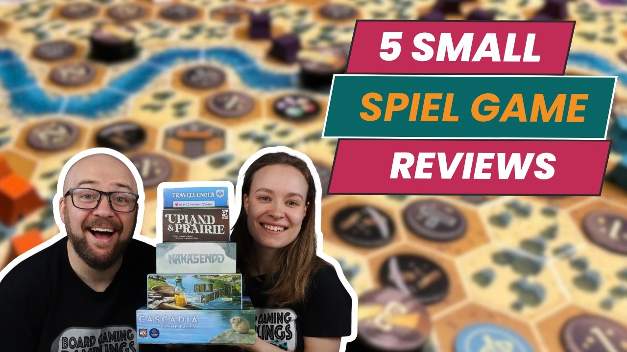 5 short board game reviews in 20 minutes!