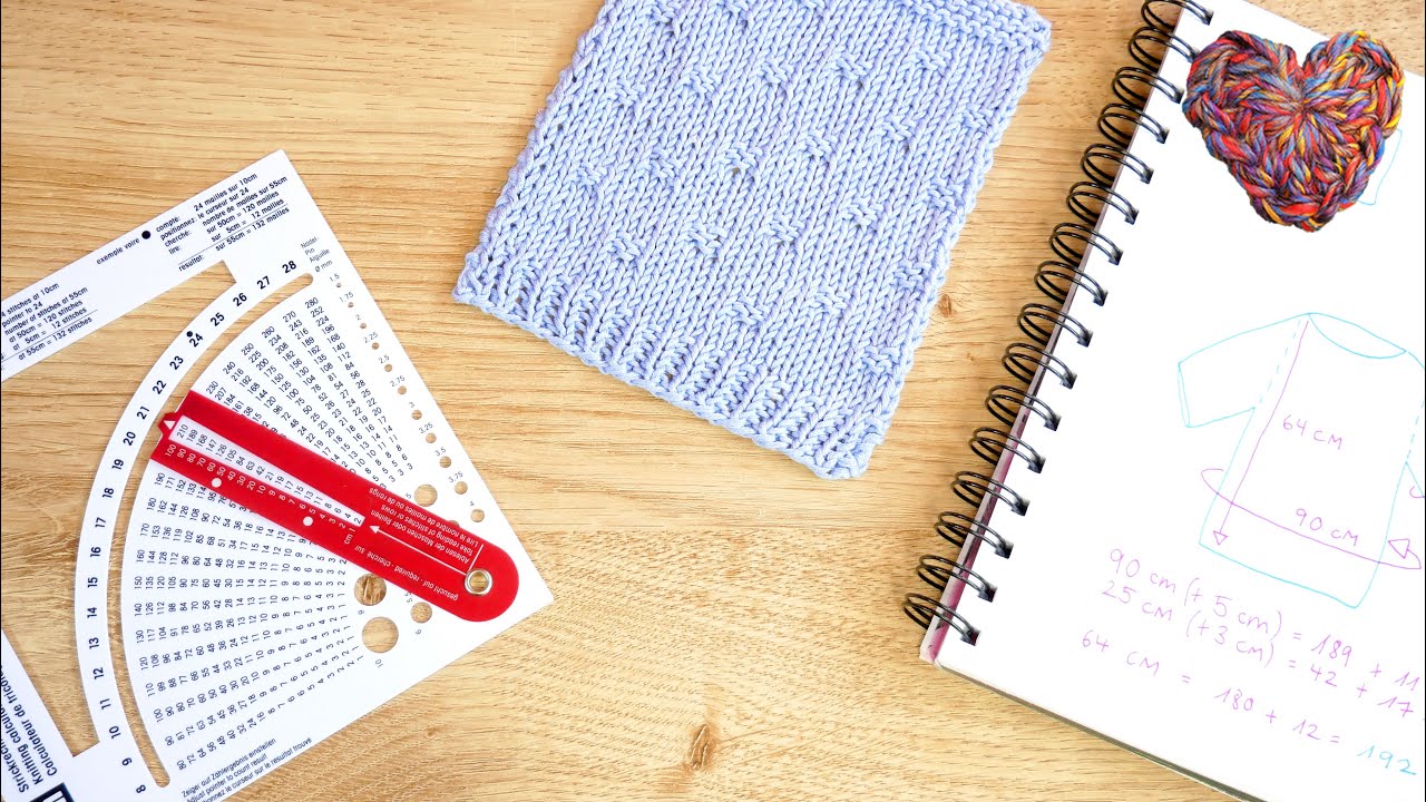 Stricken für Anfänger | Der Strickrechner / Zählrahmen ausführlich erklärt mit Rechenbeispielen