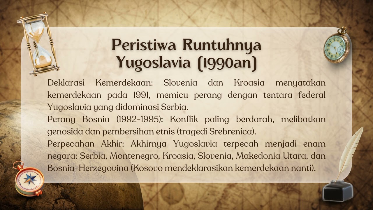 Sejarah perminatan Tentang perpecahan yugoslavia kelas 12 ips 4 nabilahputri,ibrahim pratama,risma 