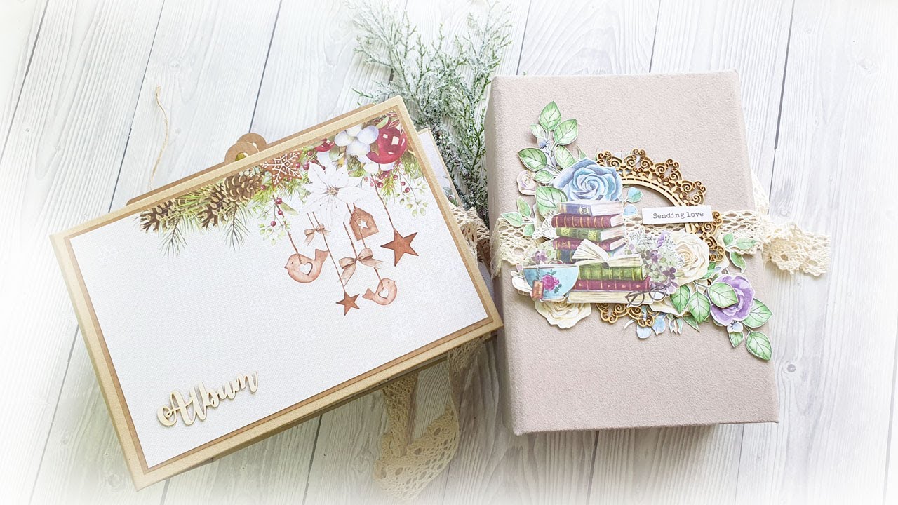 Album jesienny i Album świąteczny - KIT - Warsztaty on-line -Scrapbooking