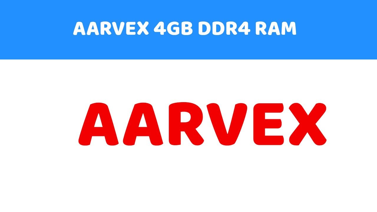 AARVEX 4GB DDR4 RAM