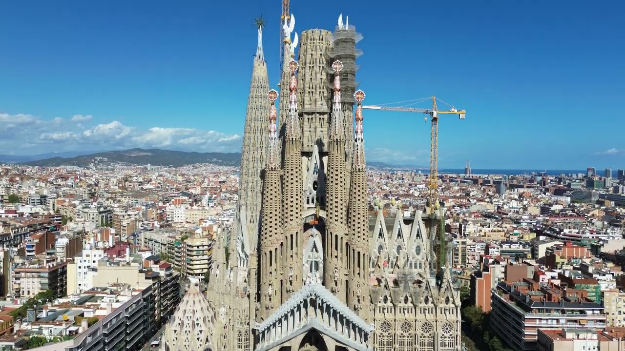 Barcelona, Catalunya, Spain 4K DJI mini 3 Drone Footage 2023/2024