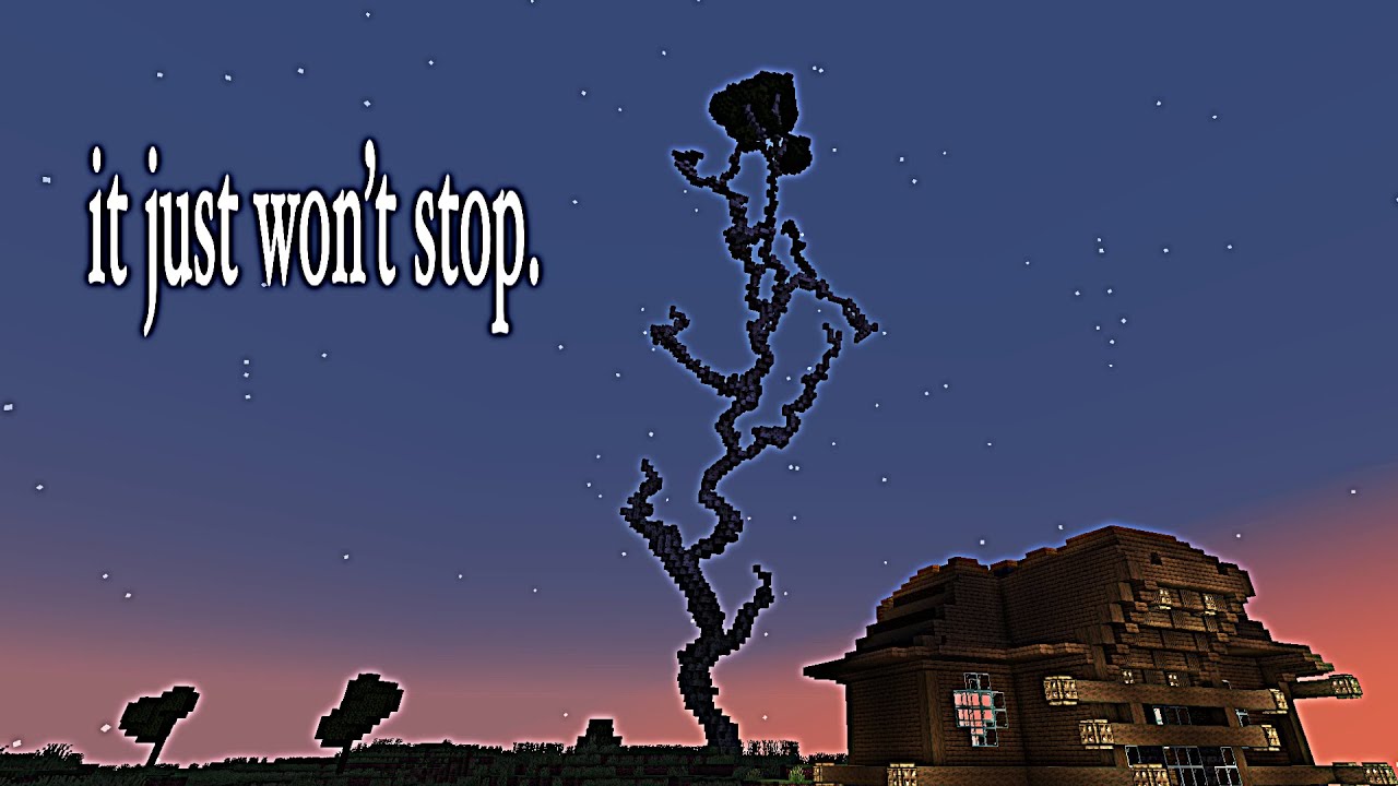 This Tree Won&rsquo;t Stop Growing In My Minecraft World