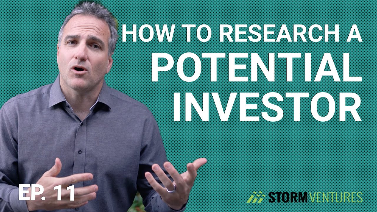 AskAVC #11 - How to research a potential investor?