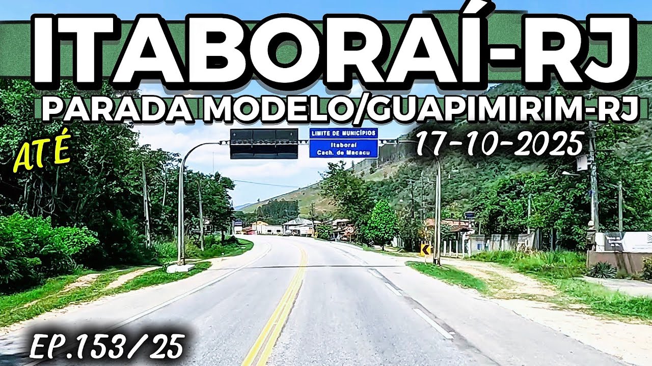 ITABORAÍ ATÉ  PARADA MODELO EM GUAPIMIRIM PASSANDO POR CACHOEIRAS DE MACACU #br101 #itaborai #rj116
