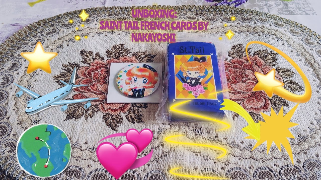 UNBOXING: SAINT TAIL FRENCH CARDS BY NAKAYOSHI | SAILORMOONFANS