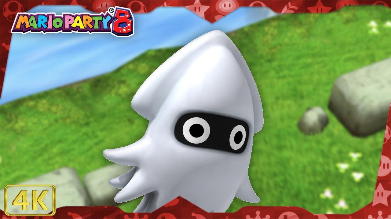 All Minigames (Blooper gameplay) | Mario Party 8 for Wii ⁴ᴷ