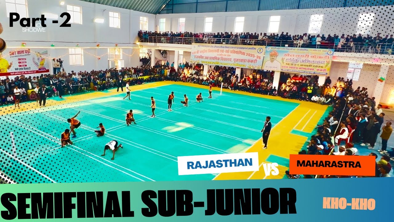 Intense Kho Kho Semifinal: Rajasthan vs Maharashtra!