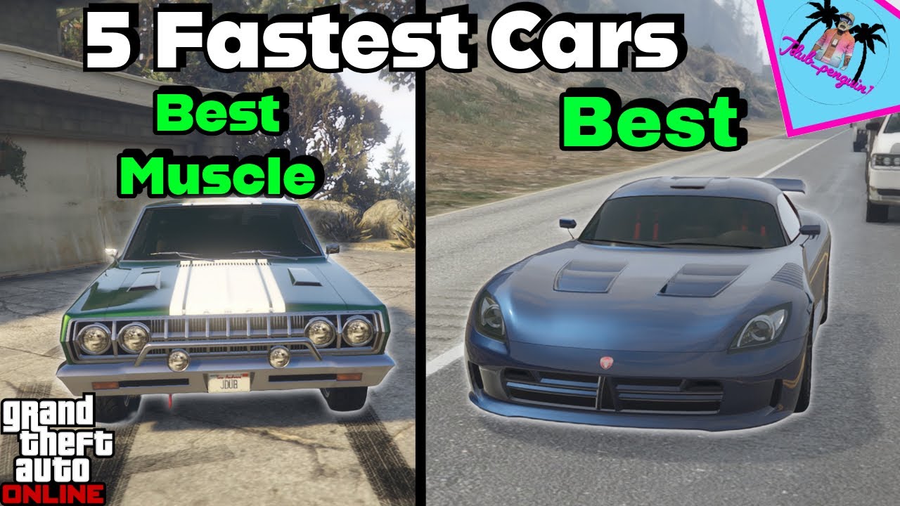 Top 5 FASTEST Cars In GTA Online 