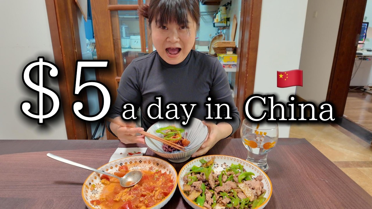 How I Live on Only $5 a Day in China Alone【🇨🇳Cost of living】