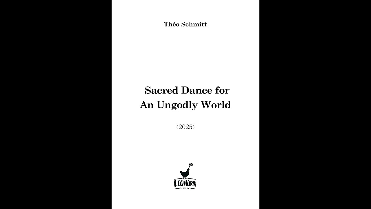Sacred Dance for An Ungodly World | Score Scrolling | Concert Band