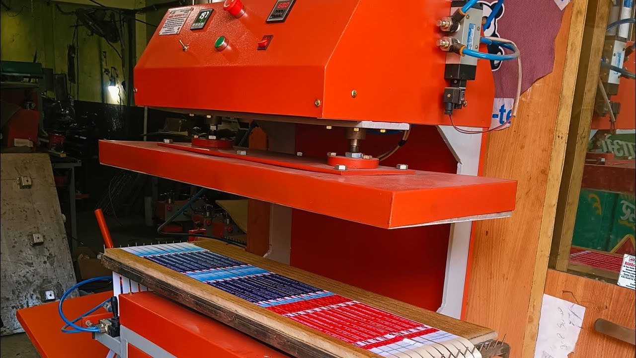 double bed automatic Machine #subscribe #machine #lanyard #trending #factory #printing
