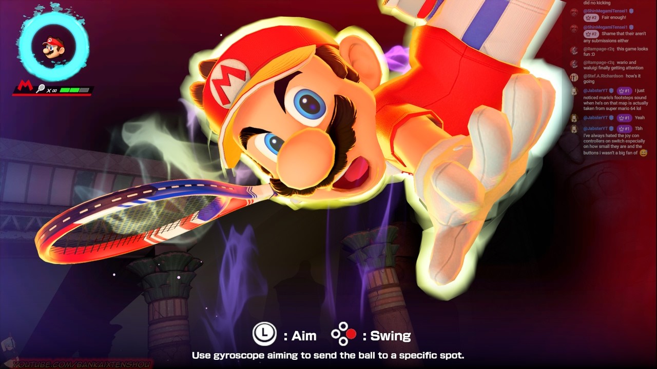 Mario Tennis Aces (Stream highlights #1)
