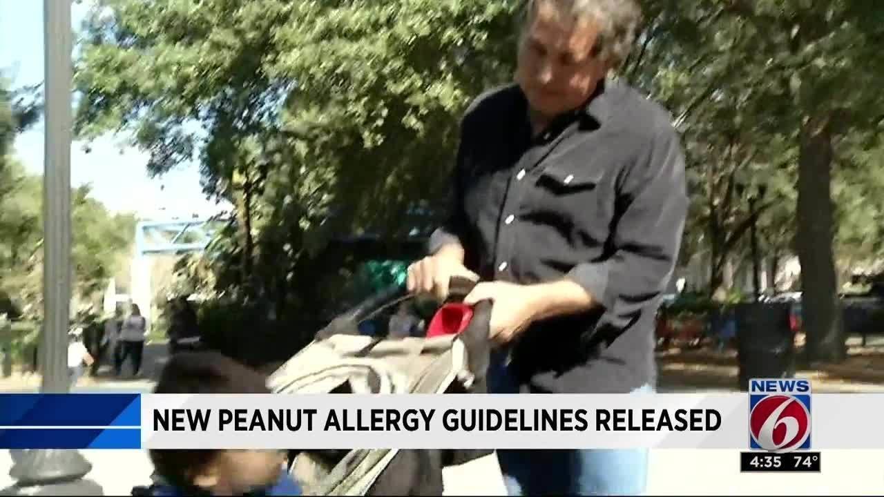 New national guidelines regarding peanut allergies