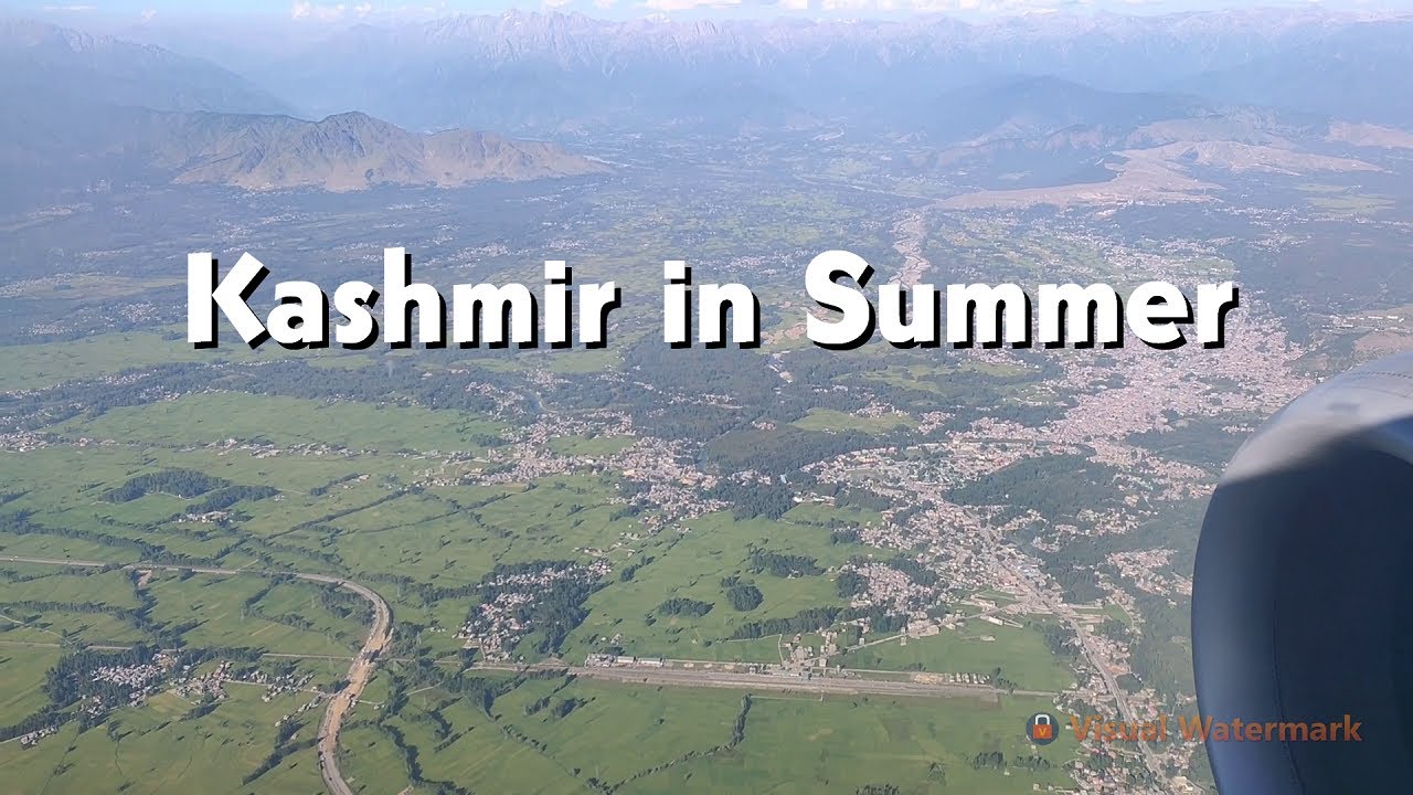 Green Kashmir From Flight